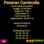 prediksi togel cambodia kastoto