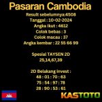 prediksi togel cambodia kastoto