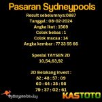 prediksi togel sydney kastoto