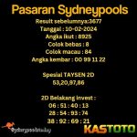 prediksi togel sydney kastoto