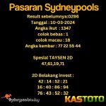 PREDIKSI TOGEL SYDNEY KASTOTO