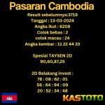 PREDIKSI TOGEL CAMBODIA KASTOTO