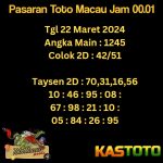 Prediksi TOTO MACAU Jam 00.01 Hari Ini