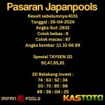 PREDIKSI TOGEL JAPAN KASTOTO