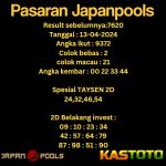 prediksi japan tgl 13-04-2024