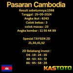 prediksi cambodia hari ini tgl 25-05-2024