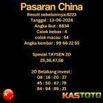 prediksi china hari ini tgl 13-06-2024