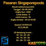 prediksi singapore tgl 26-06-2024