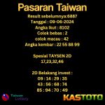 prediksi taiwan hari ini tgl 09-06-2024