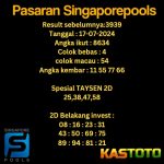 prediksi singapore hari ini tgl 17-07-2024