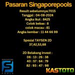 prediksi singapore hari ini tgl 04-08-2024