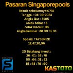 prediksi singapore hari ini tgl 04-09-2024