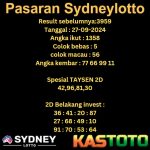 prediksi sydneylotto hari ini tgl 27-09-2024