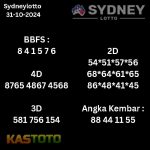 prediksi sydney hari ini tgl 31 -10-2024