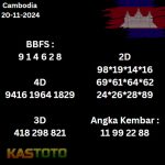 prediksi Cambodia hari ini tgl 20-11-2024