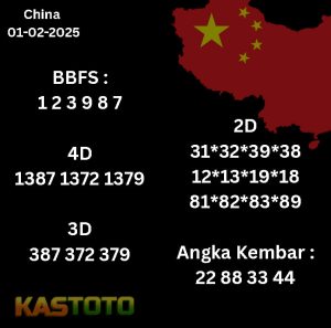 prediksi China tanggal 01-02- 2025