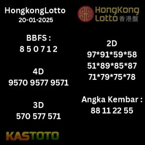 prediksi Hongkonglotto tanggal 20-01- 2025