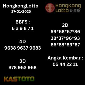 prediksi Hongkonglotto tanggal 27-01- 2025