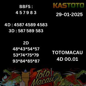 prediksi toto macau jam 00.01