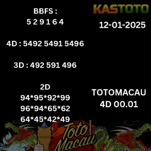 prediksi toto macau hari ini