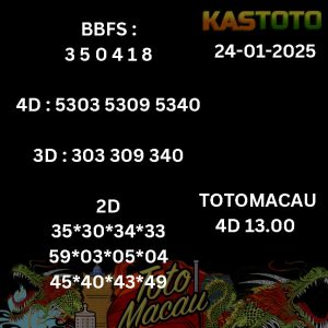 prediksi toto macau hari ini 