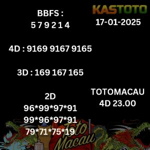 prediksi toto macau hari ini