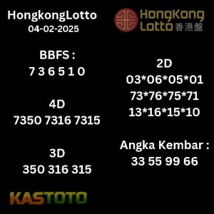 prediksi Hongkonglotto tanggal 04-02- 2025