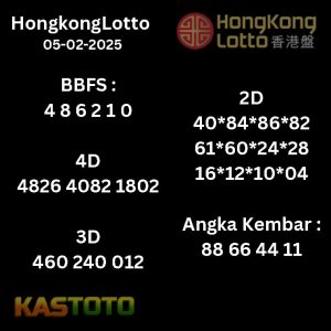 prediksi Hongkonglotto tanggal 05-02- 2025