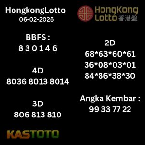 prediksi Hongkonglotto tanggal 06-02- 2025