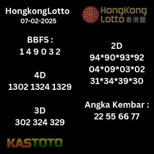 prediksi Hongkonglotto tanggal 07-02- 2025