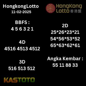 prediksi Hongkonglotto tanggal 11-02- 2025