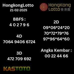 prediksi Hongkonglotto tanggal 21-02- 2025