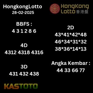 prediksi Hongkonglotto tanggal 28-02- 2025