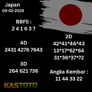 prediksi Japan tanggal 05-02- 2025