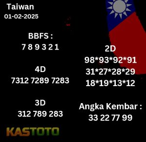 prediksi Taiwan tanggal 01-02- 2025