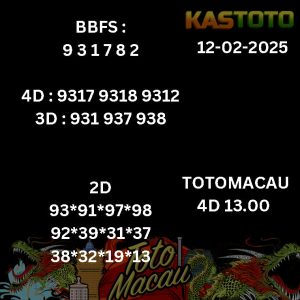 prediksi toto macau jam 13.00