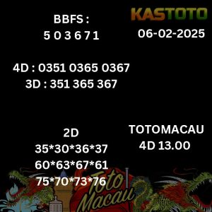 prediksi toto macau jam 13.00