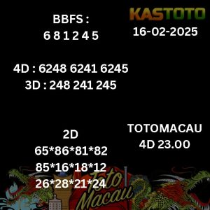 prediksi toto macau jam 23.00