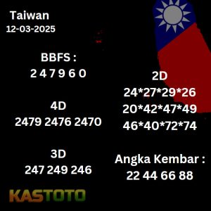 Prediksi Taiwan 12-03-2025
