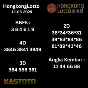 Prediski Hongkonglotto 12-03-2025