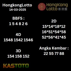 Prediski Hongkonglotto 14-03-2025