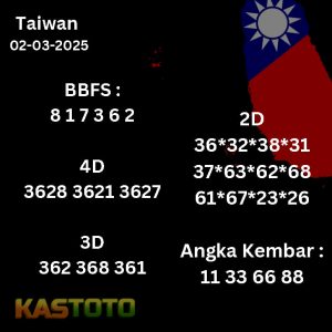 prediksi Taiwan tanggal 02-03- 2025