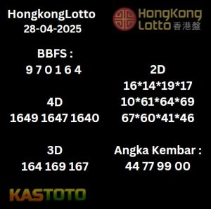Prediski Hongkonglotto 28-04-2025