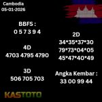 Prediksi Cambodia 05-01-2026
