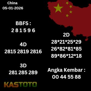 Prediksi China 05-01-2026